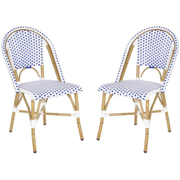 Safavieh Rural Woven Indoor Outdoor Stackable Dining Chairs