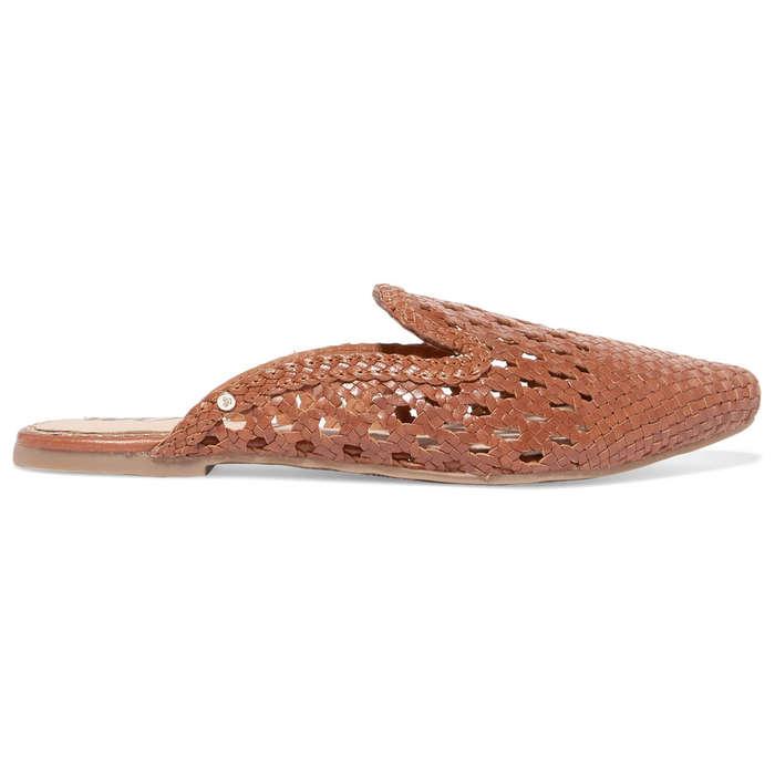 Sam Edelman Navya Woven Leather Slippers