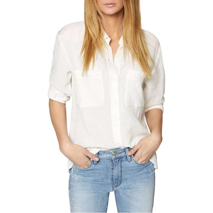 Sanctuary Steady Boyfriend Roll Tab Shirt