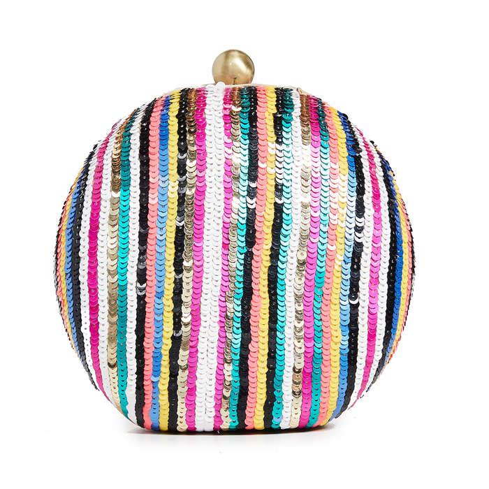 Santi Sequined Clutch