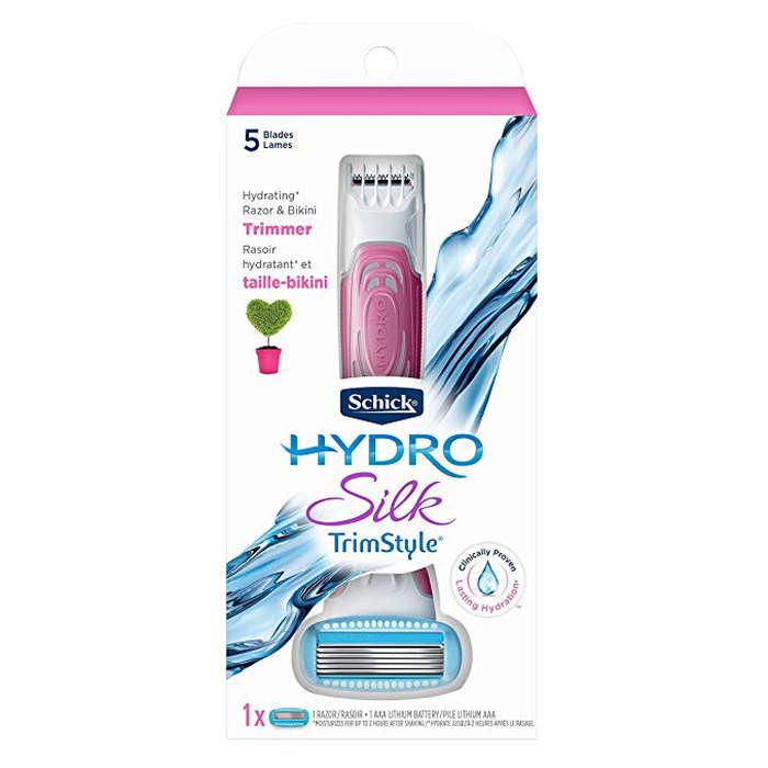 Schick Hydro Silk TrimStyle Moisturizing Razor with Bikini Trimmer