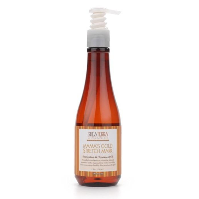 Shea Terra Mama's Gold Stretch Mark Preventative Oil