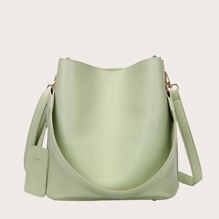 SheIn Minimalist Bucket Bag With Inner Pouch