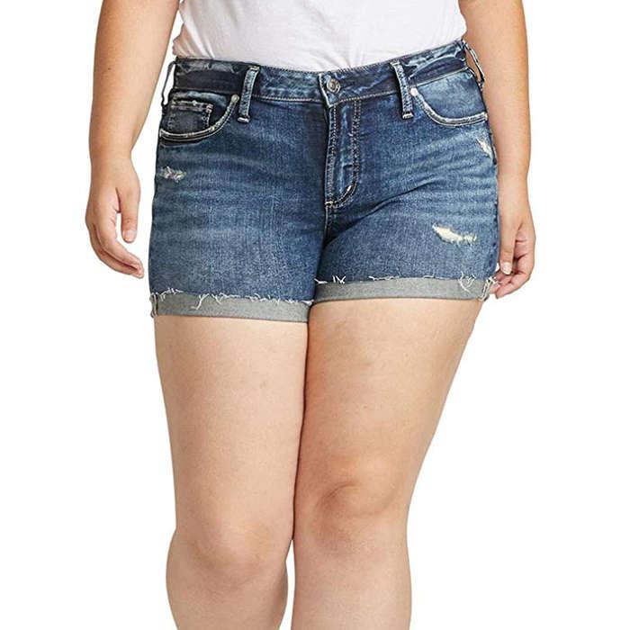 Silver Jeans Co. Plus Size Denim Short