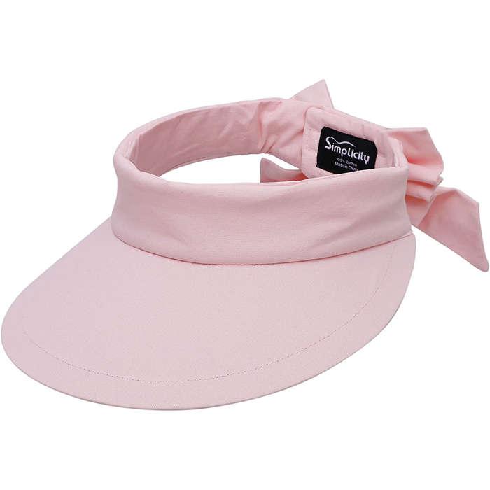 Simplicity Wide Brim Beach Sun Visor Hat