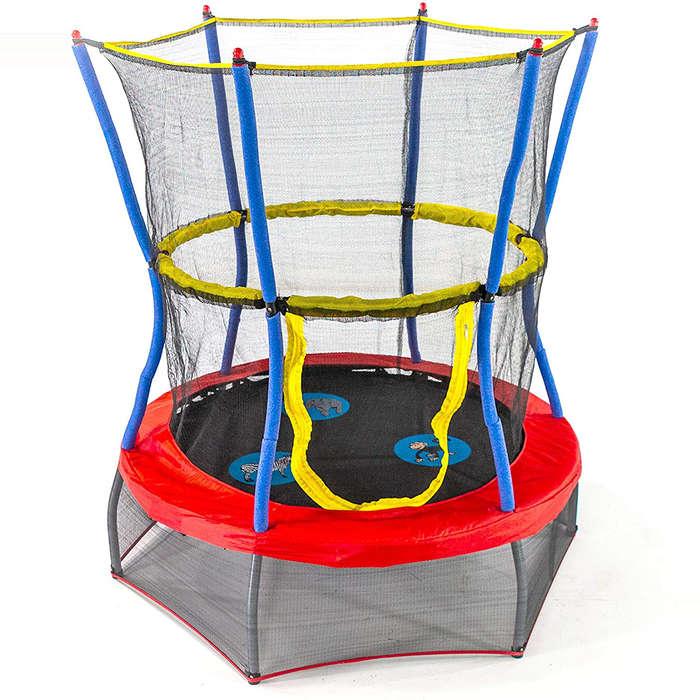 Skywalker Trampolines Mini Trampoline With Enclosure Net