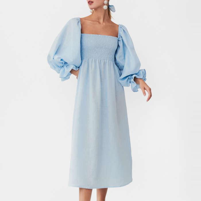 Sleeper Atlanta Linen Dress