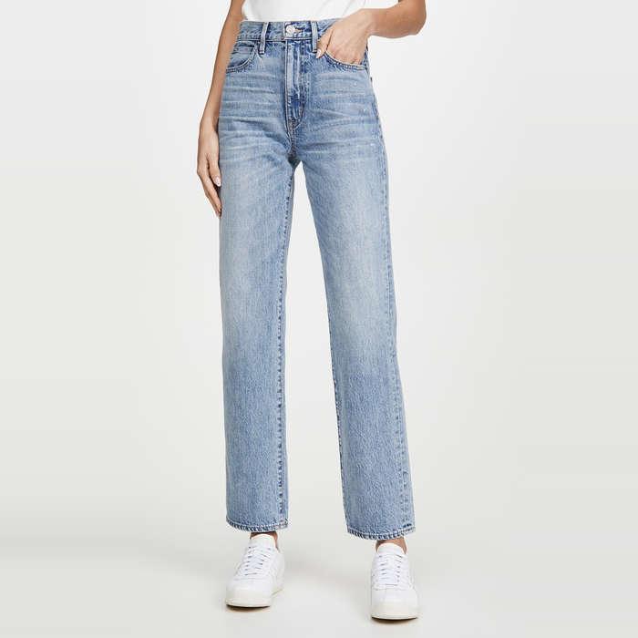 SLVRLAKE London High Rise Straight Jeans