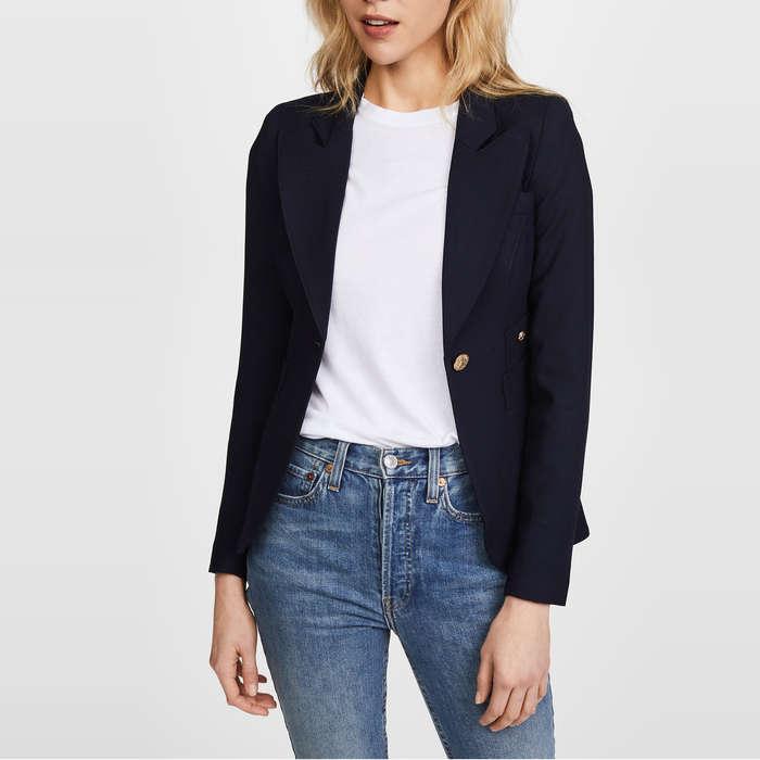 Smythe One Button Blazer