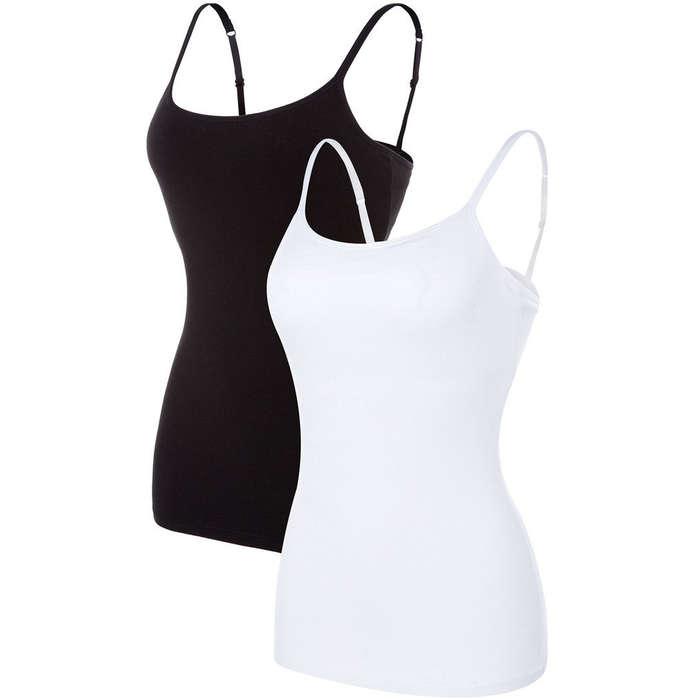 Sociala Shelf Bra Camisole Pack of 2