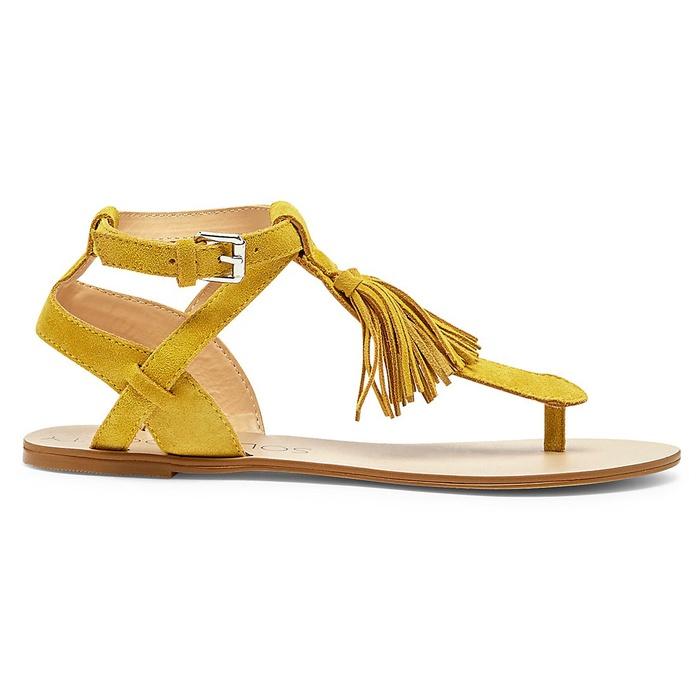 Sole Society Pandora Fringe Flat Sandal