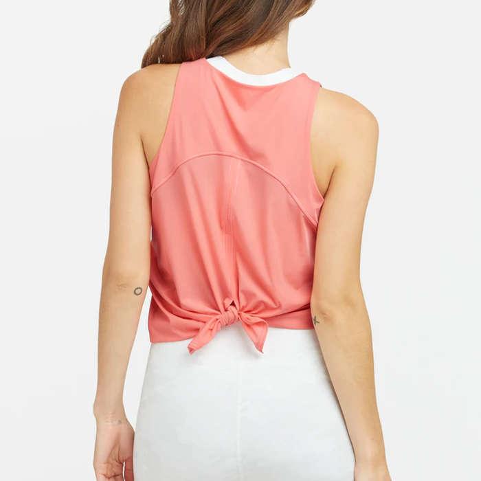 Spanx Go Lightly Ribbed Tie Back Tank