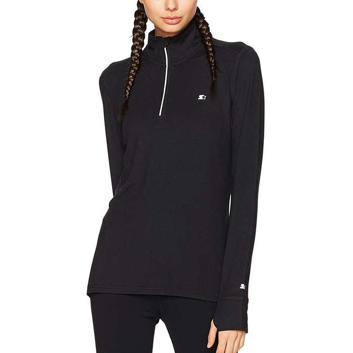 Starter Long Sleeve Half-Zip Top