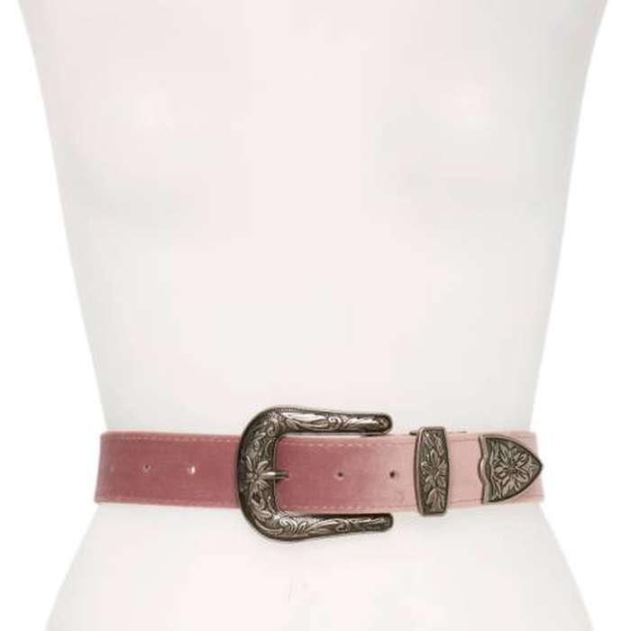 Steve Madden Velvet Western Belt