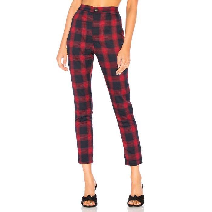 Superdown Darla Plaid Pant