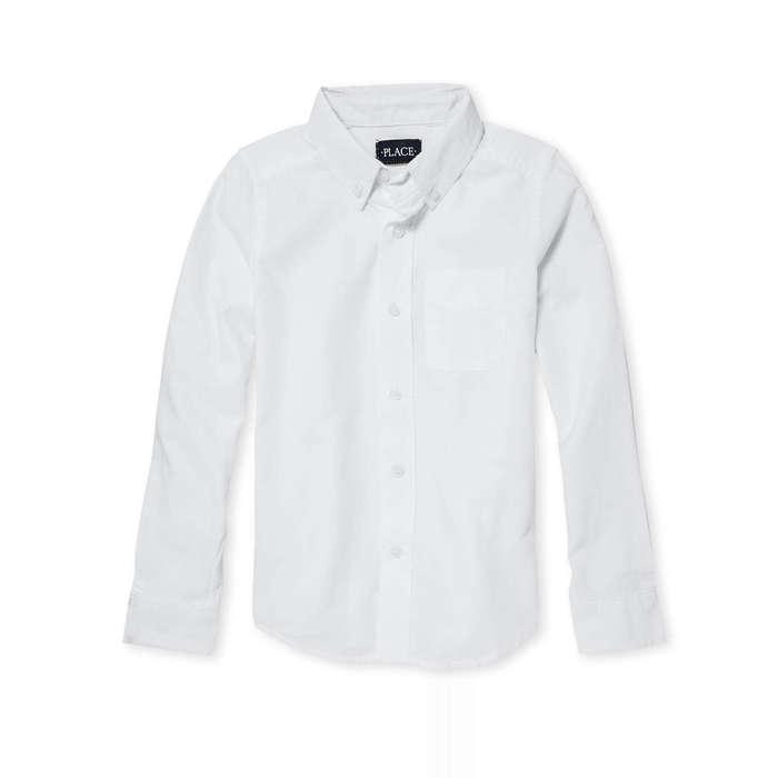 The Children's Place Long Sleeve Uniform Oxford Shirt