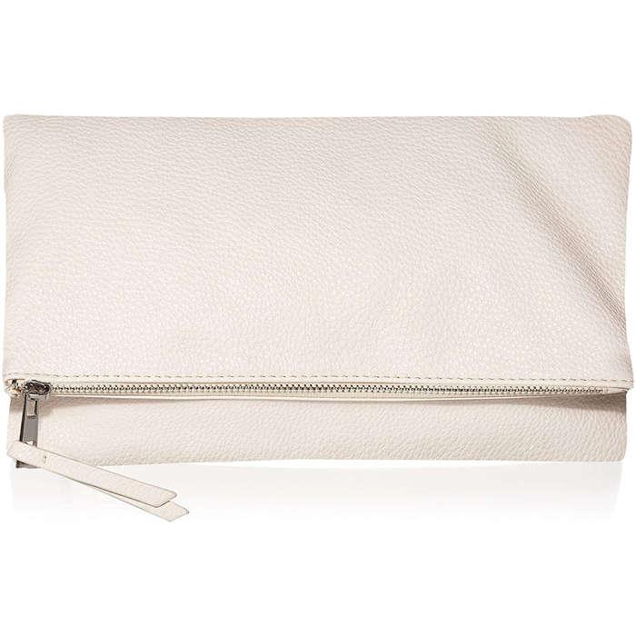 The Drop Southampton Zipper Foldover Clutch