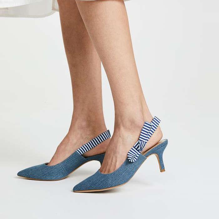 The Fix Fatina Kitten Heel Slingback Pump