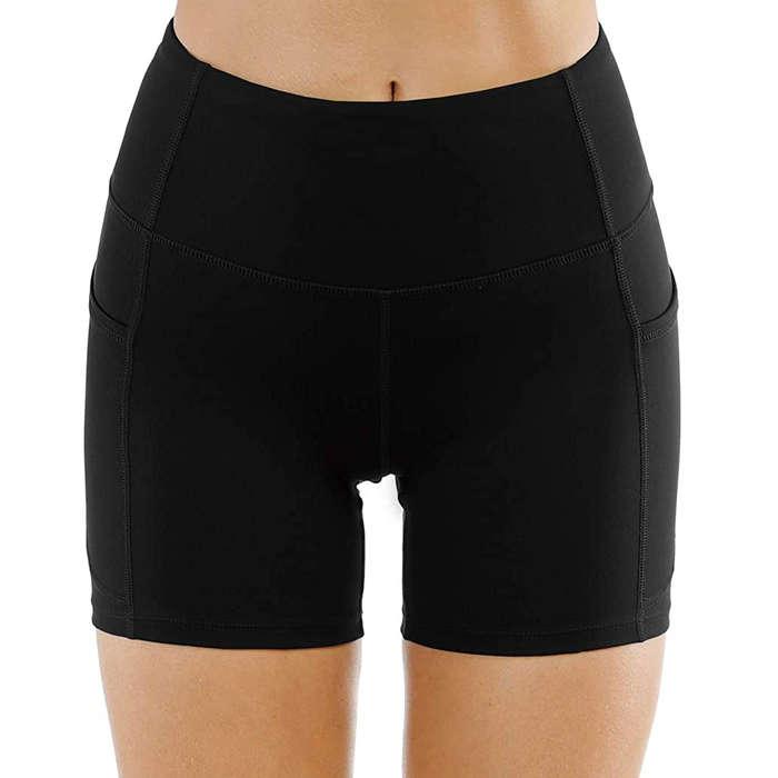 The Gym People High Waist Yoga Shorts