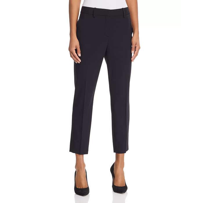 Theory Treeca Wool-Blend Cropped Pants