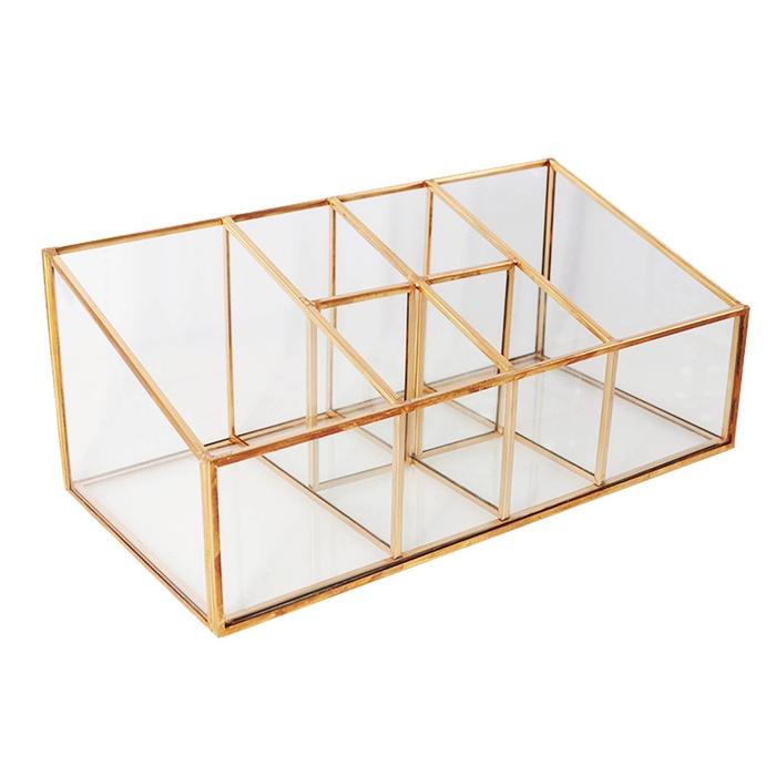 Threshold Glass And Metal Vanity Organizer