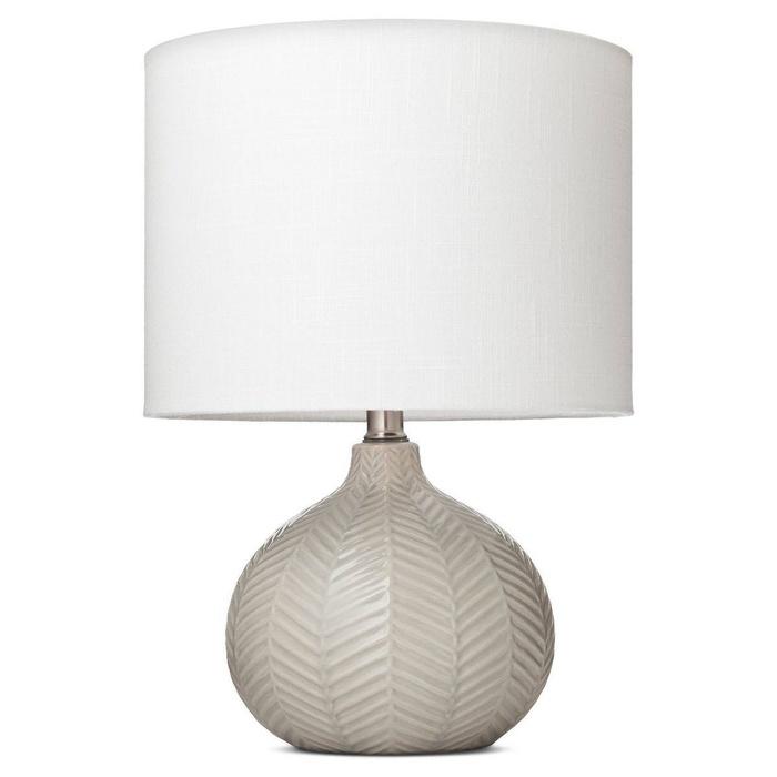 Threshold Herringbone Ceramic Table Lamp