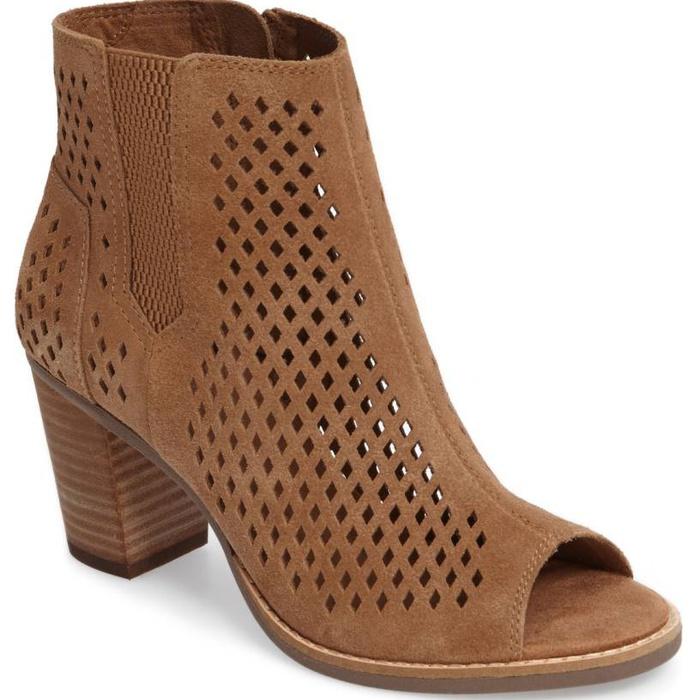 Toms Majorca Peep Toe Bootie