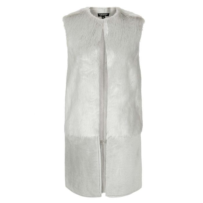 Topshop Faux Fur Gilet