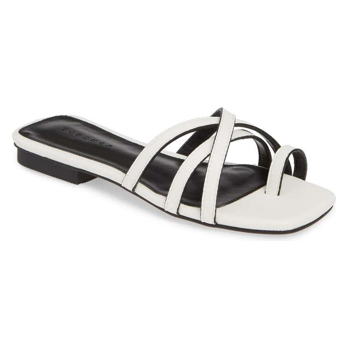 Topshop Hippie Square Slide Sandal