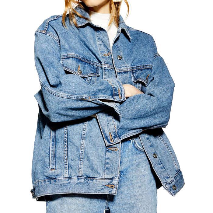 Topshop Oversize Denim Jacket