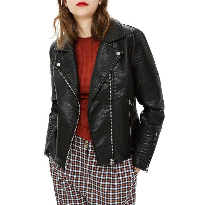 Topshop Rosa Biker Jacket