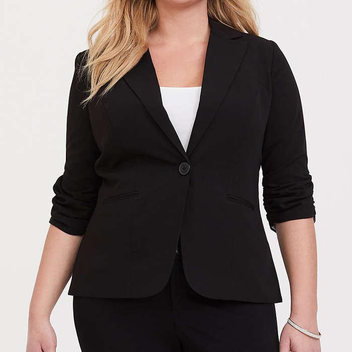 Torrid Studio Gabardine Madison Blazer