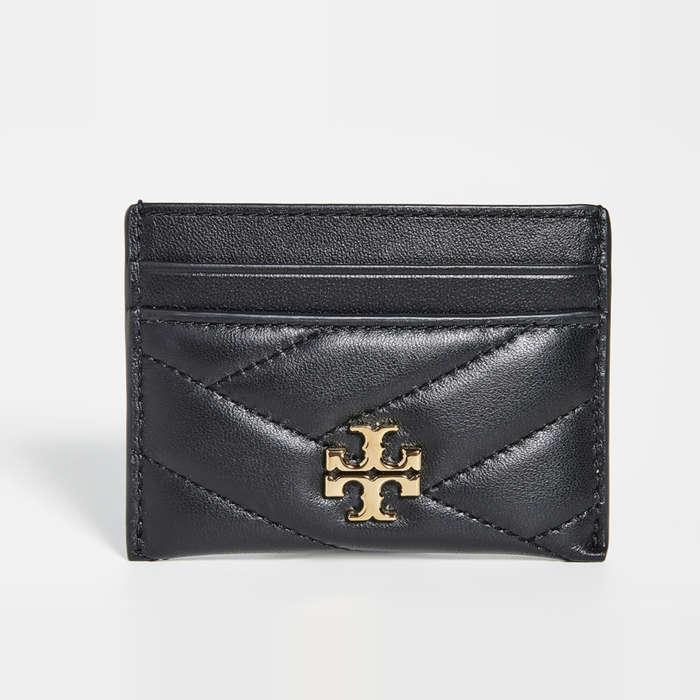 Tory Burch Kira Chevron Leather Card Case