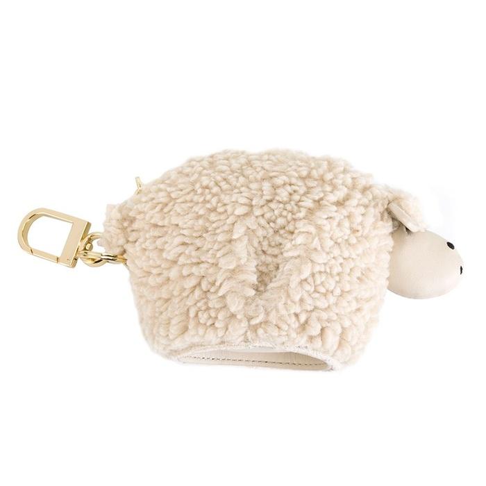 Tory Burch Sheep Motif Keyring Pouch