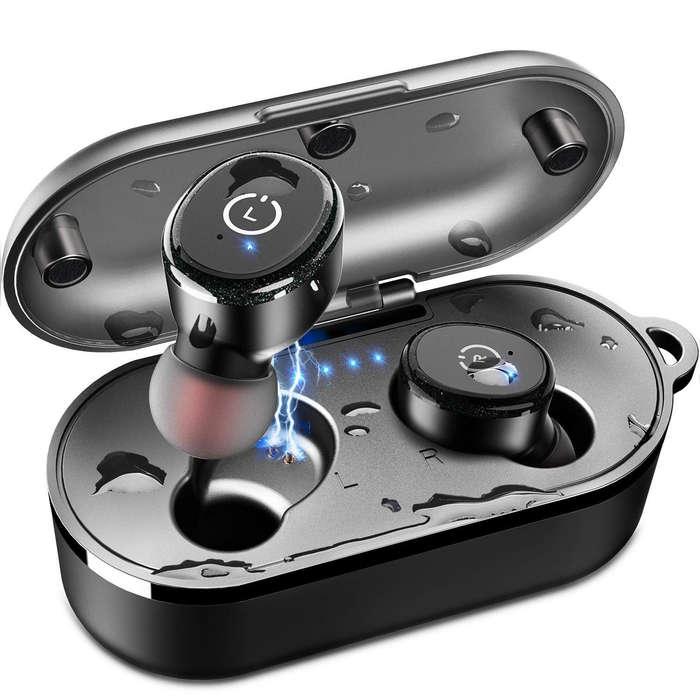 Tozo T10 Bluetooth 5.0 Wireless Earbuds With Wireless Charging Case