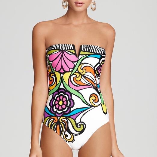 Trina Turk Aquarius Bandeau One Piece