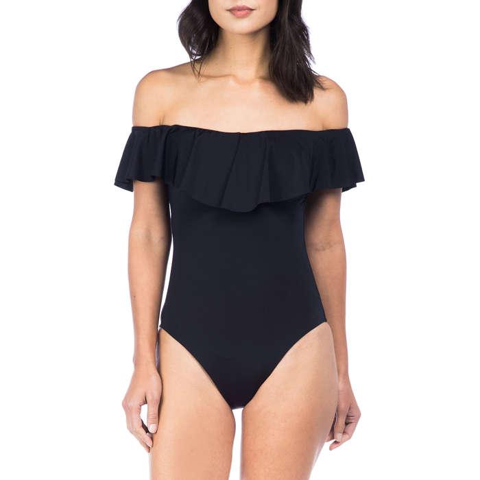 Trina Turk Off The Shoulder One-Piece Swimsuit