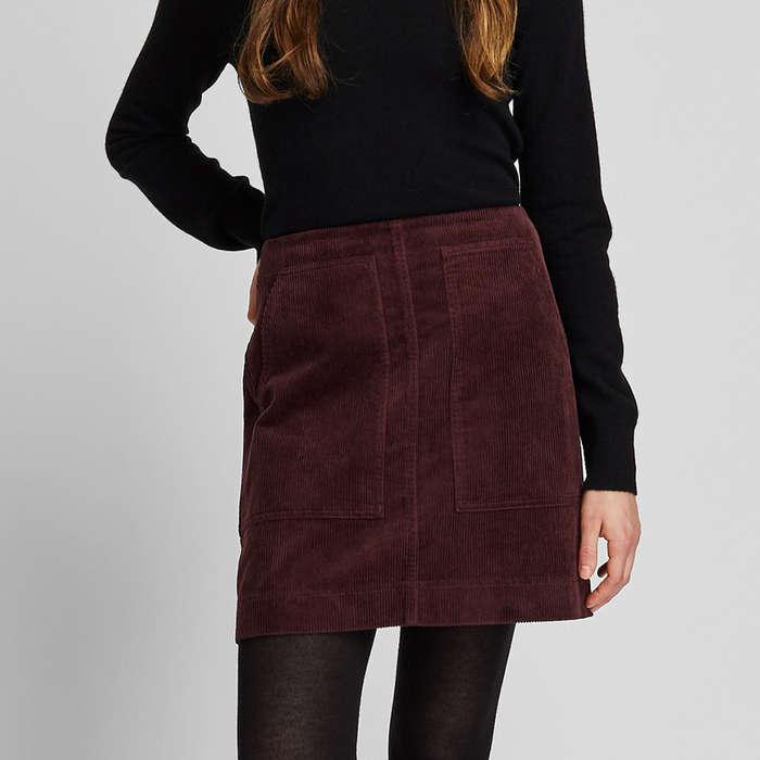 Uniqlo Corduroy Mini Skirt