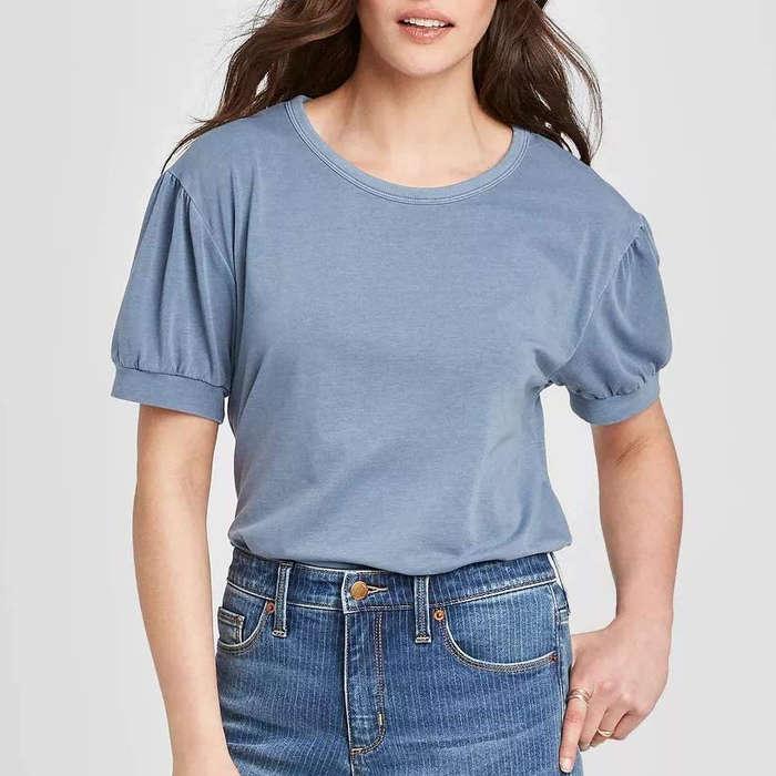 Universal Thread Puff Sleeve Casual T-Shirt