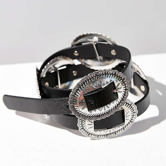 Urban Outfitters Metal Western Belt