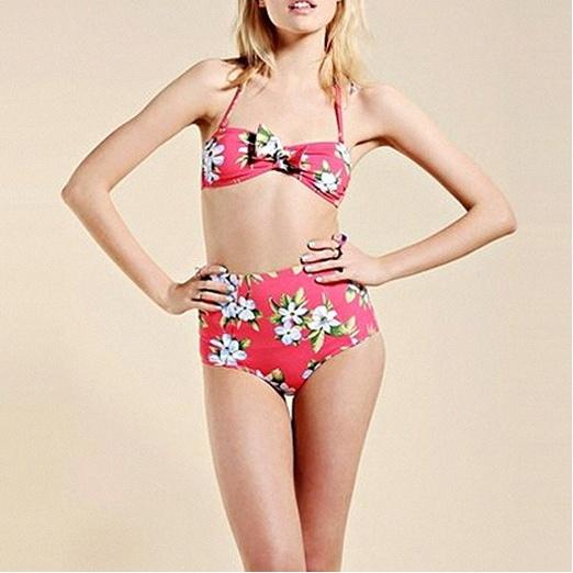 Urban Outfitters Retro Floral Bikini