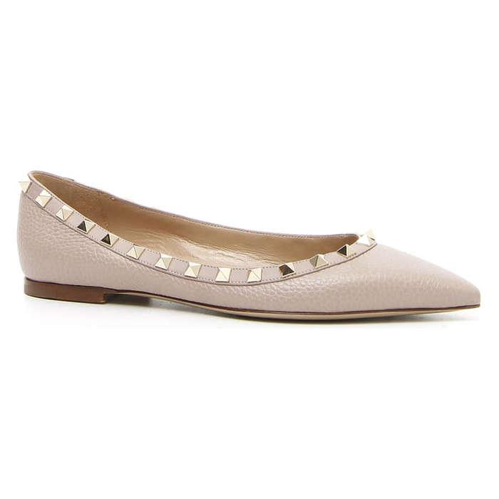 Valentino Garavani Rockstud Pointy Toe Flat