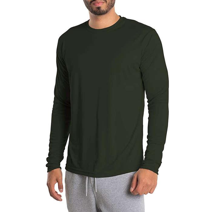 Vapor Apparel UPF 50+ UV Sun Protection Long Sleeve Performance T-Shirt