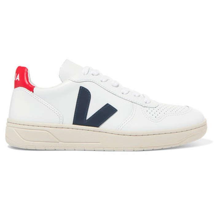 Veja V-10 Leather Sneakers