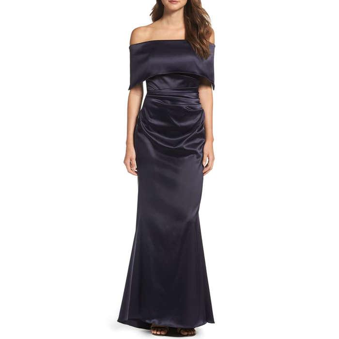 Vince Camuto Off The Shoulder Gown