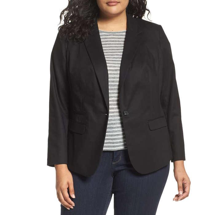 Vince Camuto One-Button Blazer