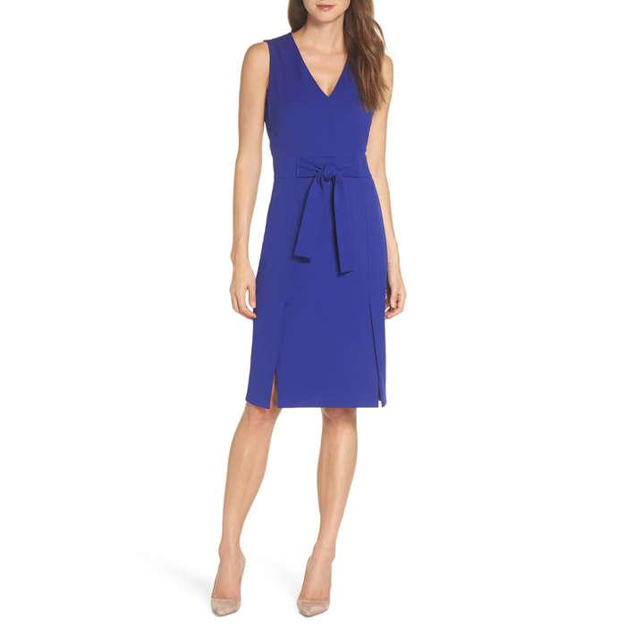 Vince Camuto Scuba Crepe Sheath Dress