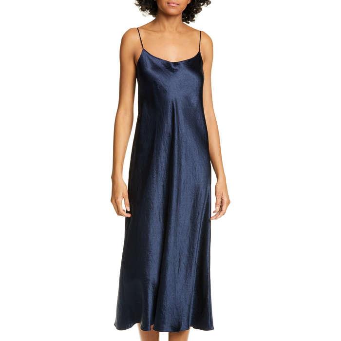 Vince Satin Slipdress