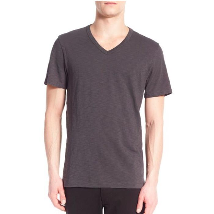 Vince Slub Knit V-Neck Tee