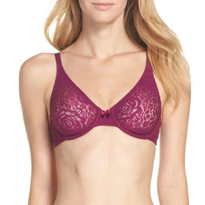 Wacoal Halo Lace Convertible Underwire Bra